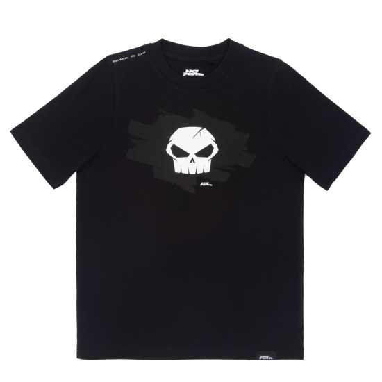 No Fear Тениска Момчета С Щампа New Graphic T Shirt Junior Boys Black Skull - Детски тениски и фланелки