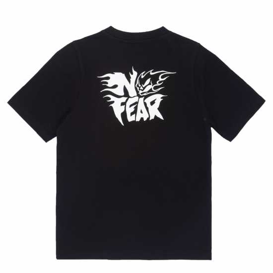 No Fear Тениска Момчета С Щампа New Graphic T Shirt Junior Boys Blk Fireball Детски тениски и фланелки