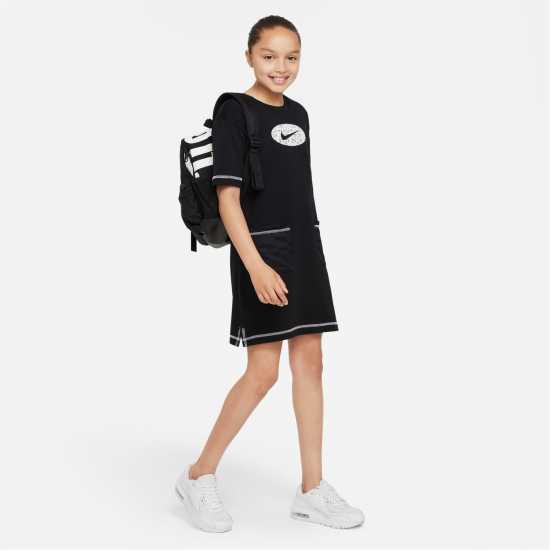 Nike Sportswear Icon Clash Big Kids' (Girls') Jersey Dress  Детски поли и рокли