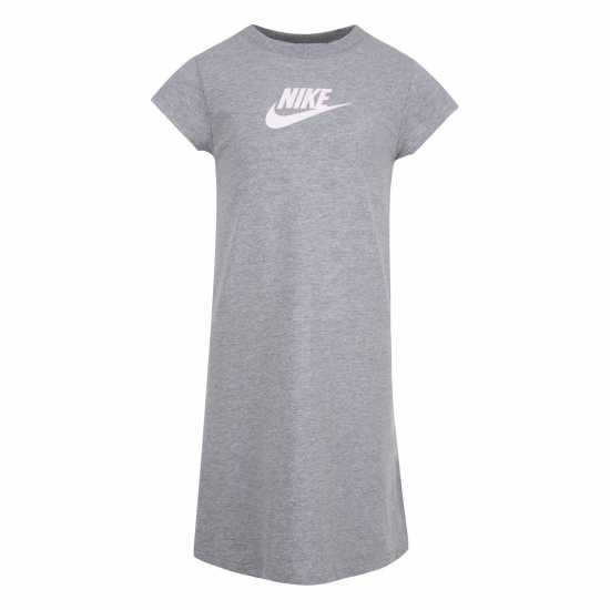 Nike Тениска Малко Момиче T Shirt Infant Girls Угарно черно Детски поли и рокли