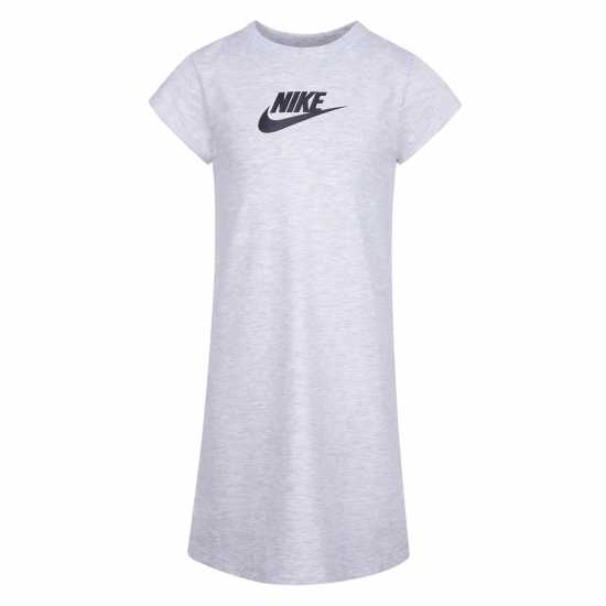 Nike Тениска Малко Момиче T Shirt Infant Girls Birch Heather Детски поли и рокли
