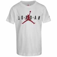 Тениска Малко Момче Air Jordan Jordan Big Logo T Shirt Infant Boys White Детски тениски и фланелки