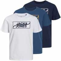 Jack And Jones Тениска 3 Pack T Shirts Junior Boys  Детски тениски и фланелки