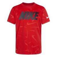 Nike Swoosh T-Shirt Infant Boys University Red Детски тениски и фланелки