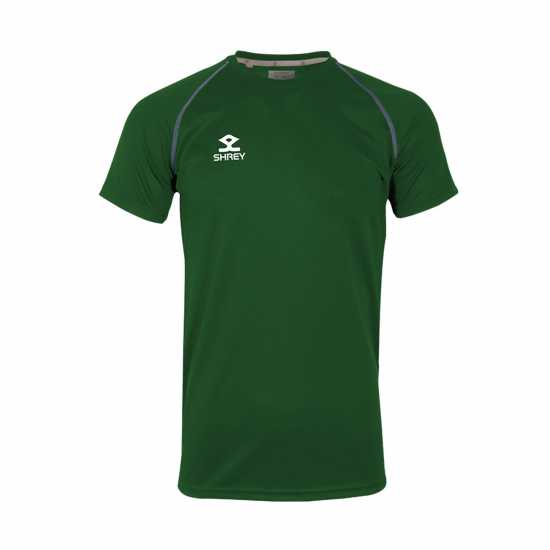 Shrey Performance Training Shirt S/s Junior Green - Крикет