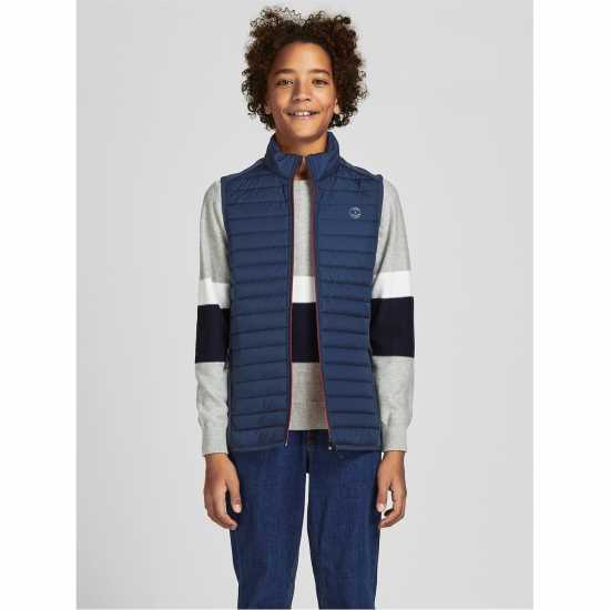 Детско Елече Jack And Jones Classic Gilet Juniors Нави блейзър 