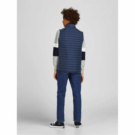 Детско Елече Jack And Jones Classic Gilet Juniors Нави блейзър 