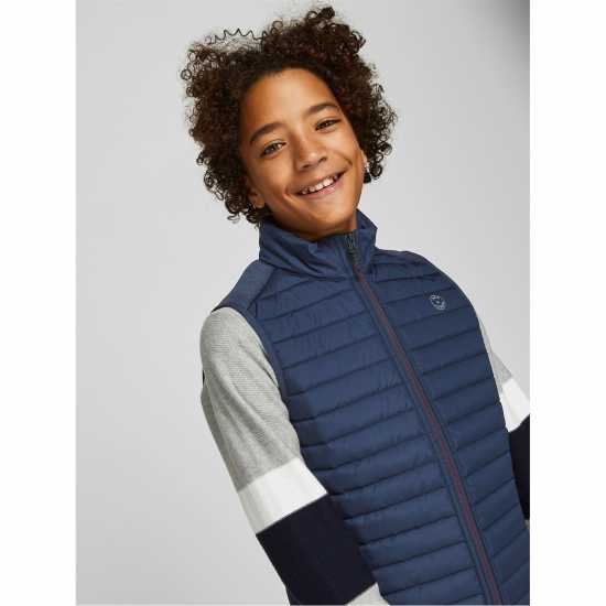 Детско Елече Jack And Jones Classic Gilet Juniors Нави блейзър 