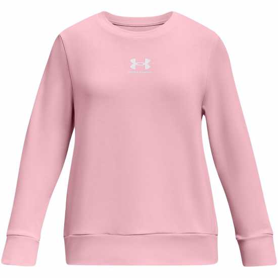 Under Armour Crew Sweater Girls Pink Детски горнища и пуловери