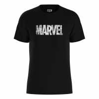 Marvel Zoom Logo T-Shirt Black Дамски стоки с герои