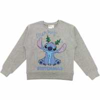 Коледен Пуловер Character Crew Neck Christmas Jumpers Стич 