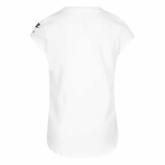 Nike Тениска Малко Момиче Air Graphic T Shirt Infant Girls White Детски тениски и фланелки