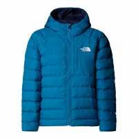 The North Face Kids' Reversible Perrito Dwr Short Puffer Jacket Dusk Blue 