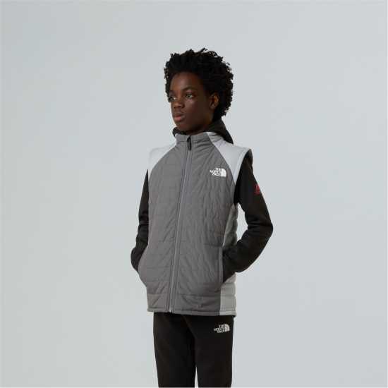 The North Face Unisex Kids Never Stop Sleeveless Gilet Smoked Pearl 