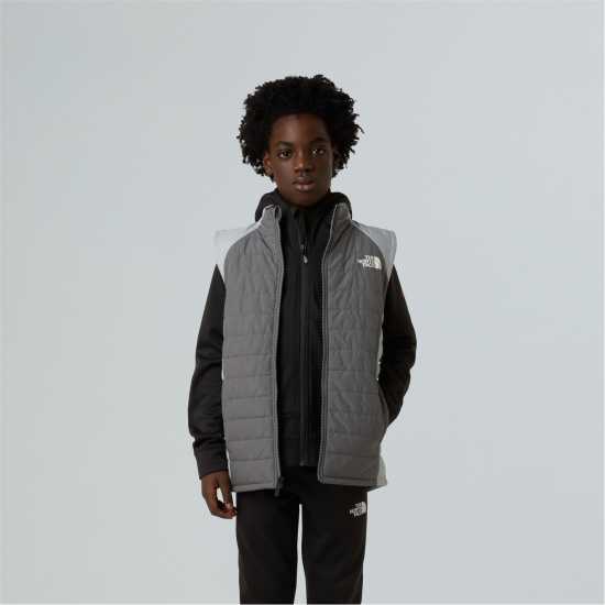 The North Face Unisex Kids Never Stop Sleeveless Gilet Smoked Pearl 