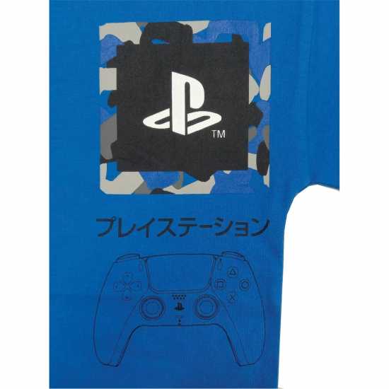 Детско облекло с герои Character Playstation Boys Printed T-Shirt Character Playstation Boys Printed T-Shirt Детско облекло с герои