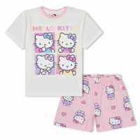Character Girls Hello Kitty Short Sleeve Pj Set  Детско облекло с герои
