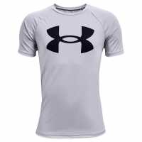 Under Armour Armour Ua Tech™ Big Logo Short Sleeve Boys Сиво/Черно Детски тениски и фланелки