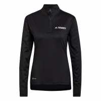 Adidas Terrex Multi Half-Zip Long-Sleeve Top Womens Black Дамски ризи и тениски