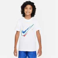 Nike Sportswear Big Kids' (Boys') T-Shirt White Детски тениски и фланелки