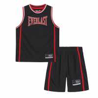 Everlast Basketball Set Infants Black Детски къси панталони