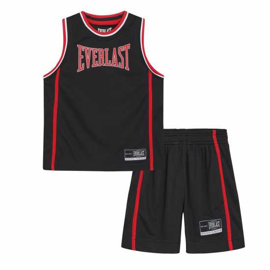 Детски къси панталони Everlast Basketball Set Infants Black Everlast Basketball Set Infants Black Детски къси панталони