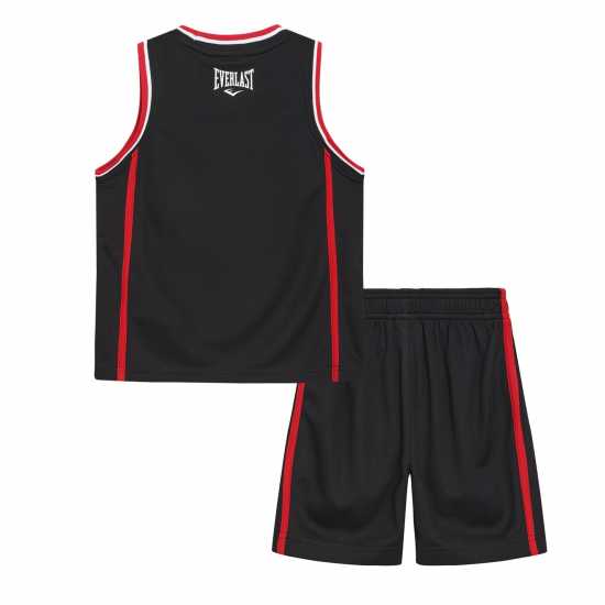 Детски къси панталони Everlast Basketball Set Infants Black Everlast Basketball Set Infants Black Детски къси панталони