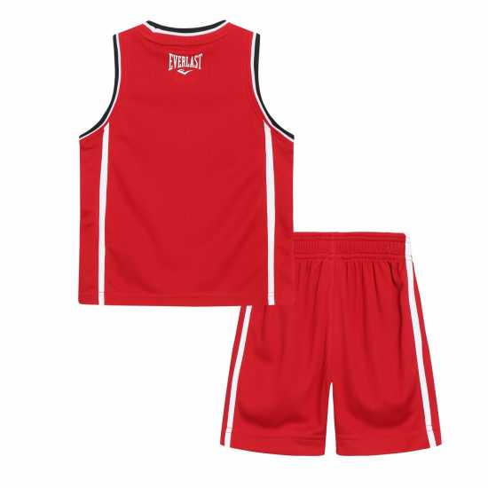 Детски къси панталони Everlast Basketball Set Infants Red Everlast Basketball Set Infants Red Детски къси панталони