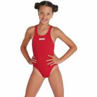Arena Solid Swim Tech Swimsuit Juniors  Детски бански и бикини