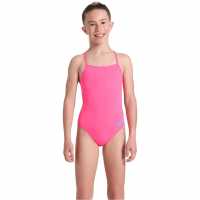 Детски бански и бикини Arena Solid Team Challenge Swimsuit Розово/Синьо Arena Solid Team Challenge Swimsuit Розово/Синьо Детски бански и бикини