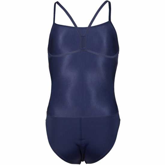 Arena Solid Team Challenge Swimsuit Морско синьо/Бяло Детски бански и бикини