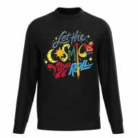 Marvel Captain  Vibes Sweater Black Мъжко облекло за едри хора