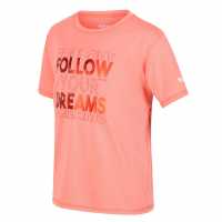Regatta Alvarado Vi T-Shirt Fusion Coral Детски тениски тип поло