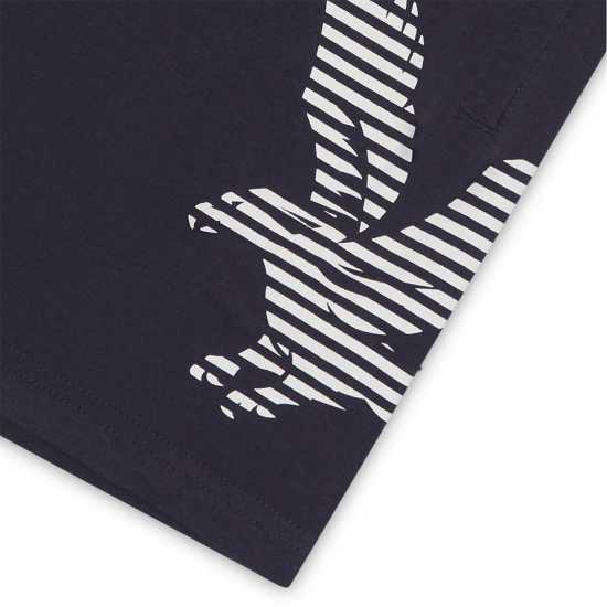 Lyle And Scott Short-Sleeve Pyjama Set White/Peacoat 