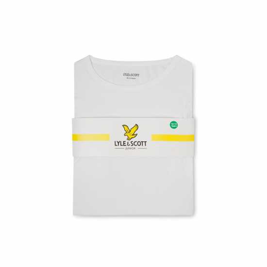 Lyle And Scott Short-Sleeve Pyjama Set White/Peacoat 