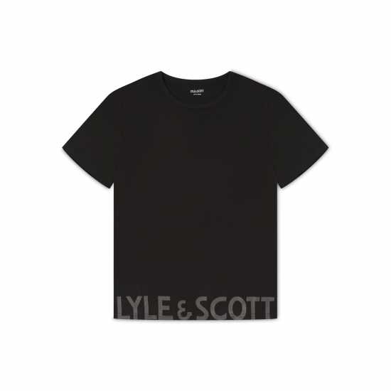 Lyle And Scott Short-Sleeve Pyjama Set Черно Lyle And Scott Short-Sleeve Pyjama Set Черно