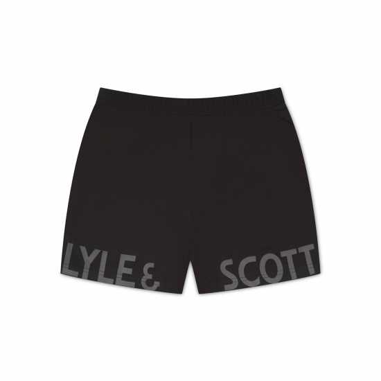 Lyle And Scott Short-Sleeve Pyjama Set Черно Lyle And Scott Short-Sleeve Pyjama Set Черно