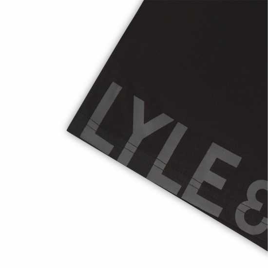 Lyle And Scott Short-Sleeve Pyjama Set Черно Lyle And Scott Short-Sleeve Pyjama Set Черно