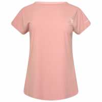 Dare2B Dare 2B Breeze By Tee Powder Pink Дамски тениски с яка