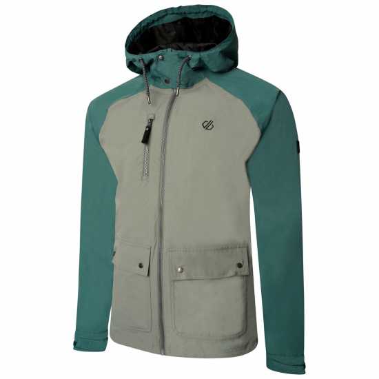 Dare 2b Men's Atomize Waterproof Jacket Зелено/Сребристо Dare2B Непромокаемо Яке Dare 2B Men's Atomize Waterproof Jacket Зелено/Сребристо