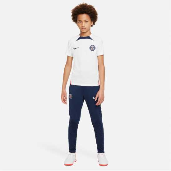 Nike Детска Тениска Къс Ръкав Psg Dri-Fit Strike Short Sleeve T Shirt Juniors