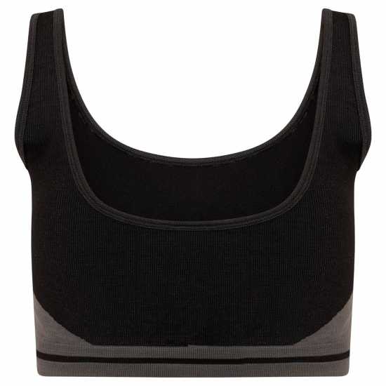 Дамски бански Dare2B Dare 2B Sweat It Top Черно/Сиво сиво Dare2B Dare 2B Sweat It Top Черно/Сиво сиво Дамски бански