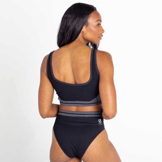 Дамски бански Dare2B Dare 2B Sweat It Top Черно/Сиво сиво Dare2B Dare 2B Sweat It Top Черно/Сиво сиво Дамски бански