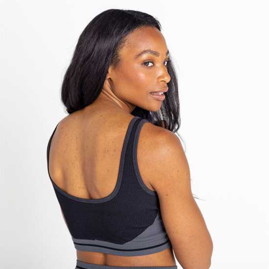 Дамски бански Dare2B Dare 2B Sweat It Top Черно/Сиво сиво Dare2B Dare 2B Sweat It Top Черно/Сиво сиво Дамски бански