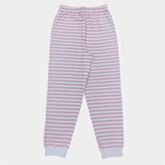 Star Kids'  Cotton Long Sleeve Pyjama Set Черешова ивица 