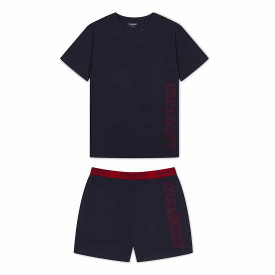 Lyle And Scott Pyjama Short-Sleeve Top  