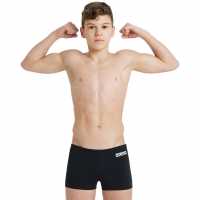 Arena Boy's Swim Short Black White Детски бански и бикини