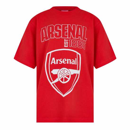 Team Boys Arsenal Short Sleeve  Pj Set  Детски пижами