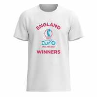 Uefa Детска Тениска Official England Lionesses Euro 2022 Winners T Shirt Kids