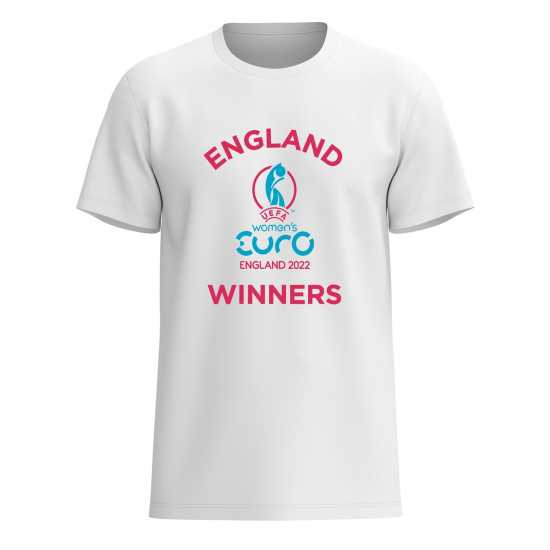 Uefa Детска Тениска Official England Lionesses Euro 2022 Winners T Shirt Kids